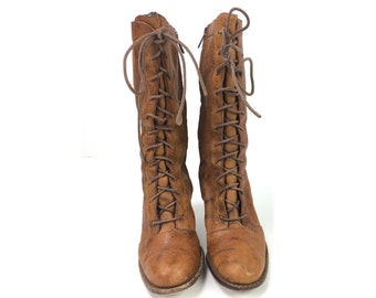 ladies tan boots size 7