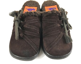 CC 26s Flat Sandals Black Brown Cowhide 627194