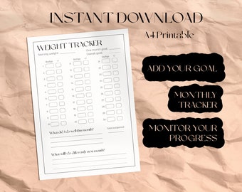 Printable Daily Water Tracker Digital Download A4 Water - Etsy