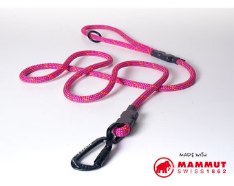 Dog Leash Customizable Climbing Rope with Autolocking Carabiner Swivel