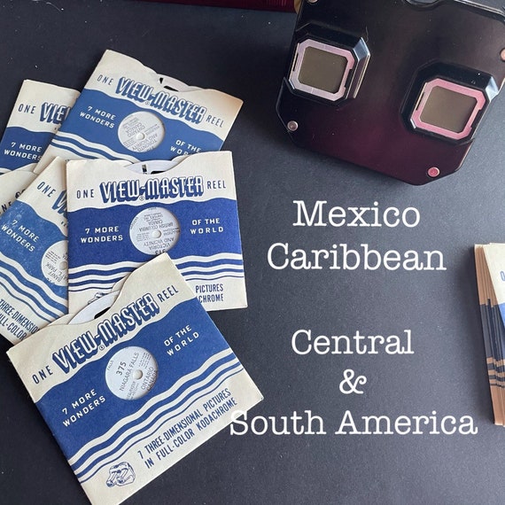 View Master Reels / Vintage Viewmaster Travel International Mexico