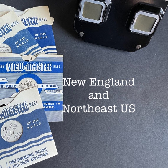 View Master Reels / Vintage Viewmaster Travel US 40s 50s Northeast