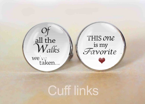 father of the bride cufflinks of all the walks