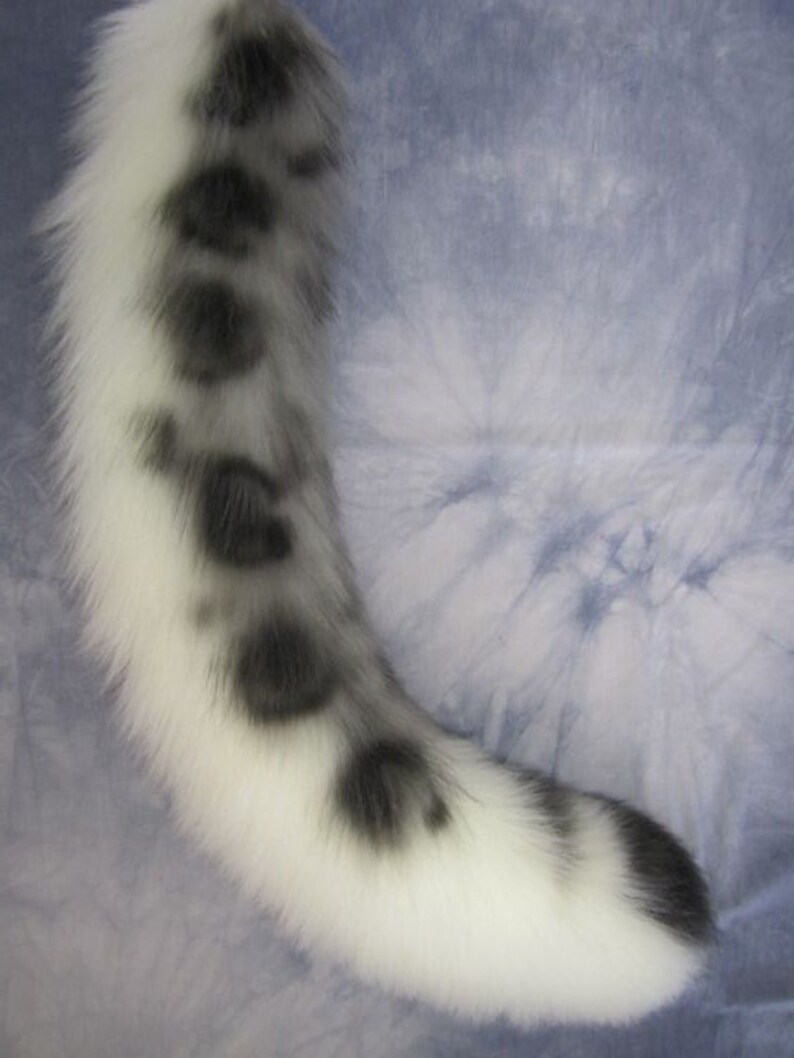 Snow Leopard Tail Faux Fur Costume Made to Order Etsy