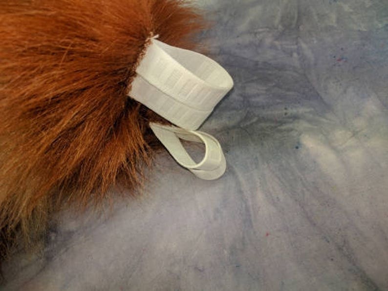 Faux Fur Costume Curvy Red Panda Tail READY TO SHIP