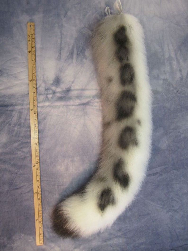 Snow Leopard Tail Faux Fur Costume Made to Order Etsy