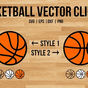 Basketball SVG Files | Basketball Clipart | SVG Files for Cricut and Silhouette