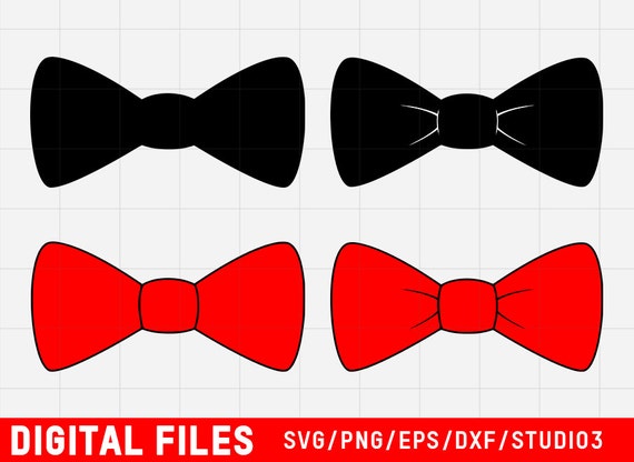 Bow Tie SVG digital files also includes eps dxf png and | Etsy