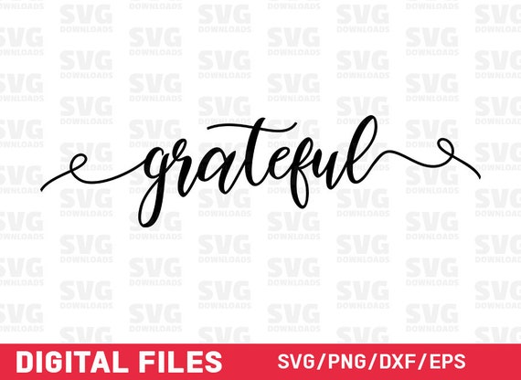Download Grateful Svg Cut Files Svg Files For Silhouette And Cricut Etsy