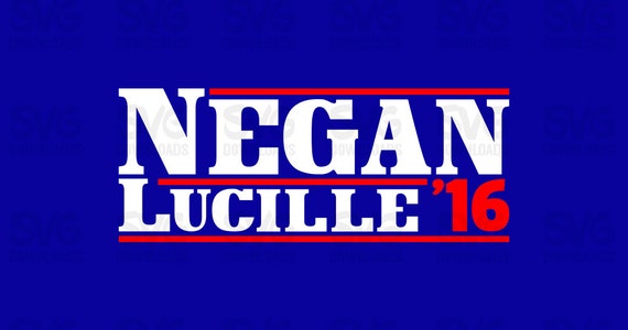Negan -n- Lucille Campaign Design UK