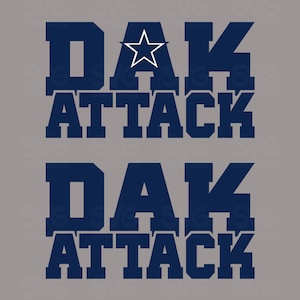 DAK Attack - Dallas Cowboys Graphic