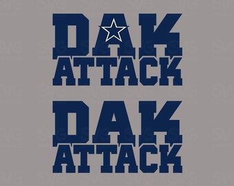 Ataque DAK - Dallas Cowboys gráfico