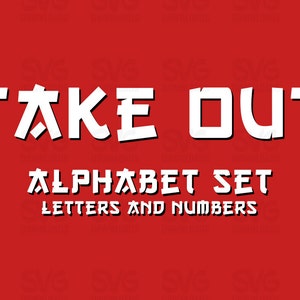Take Out | Oriental Inspired Font