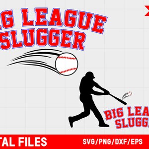 Big League Slugger Baseball SVG Files