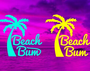 Beach Bum Graphic Clipart in SVG, EPS, DXF Format