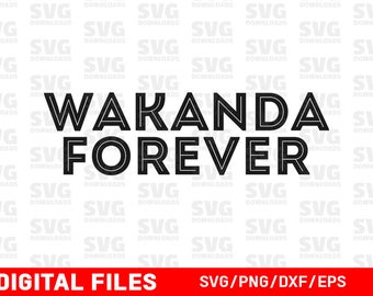 Wakanda SVG, Wakanda Forever, Black Panther SVG