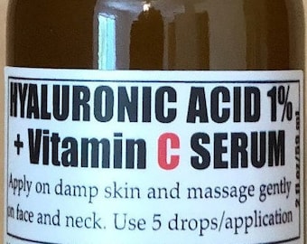 Hyaluronic Acid Plus Vitamin C Serum (2 fl. oz, 59 ml)