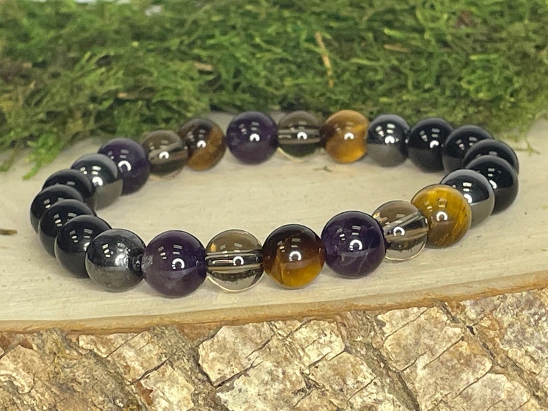 Protection Bracelet Crystal Healing Jewelry Crystals for Etsy