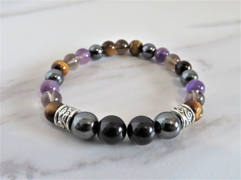 Protection Bracelet Crystal Healing Jewelry Crystals For Etsy