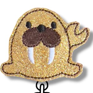 Funny Walrus Badge Reel: Zookeeper ID Holder