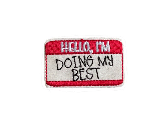 Funny Badge Reel | Nurse Badge | Hello I'm Doing My Best | Interchangeable  Badge Reel | Badge Reel Clip Accessories | Retractable Badge