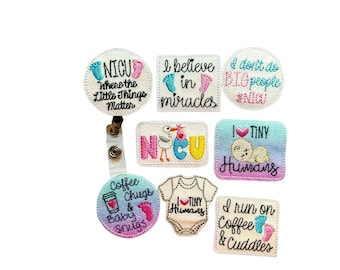 NICU Nurse Badge Reel, I Love Tiny Humans