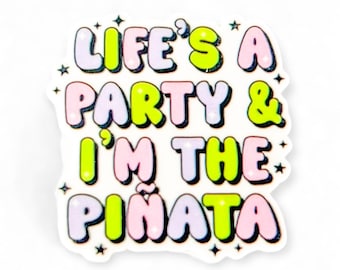 Funny 'Life's A Party' Badge Reel: Sarcastic Nurse Gift
