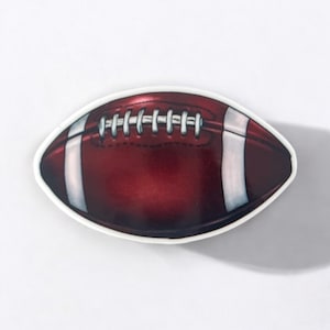 Football Badge Reel: Acrylic Sport ID Holder