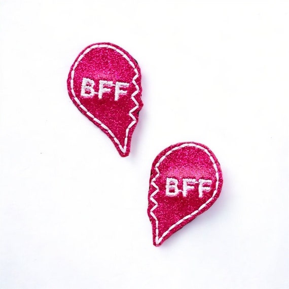 Best Friends Badge Reel BFF Badge Reel Badge ID Pull Badge Clip