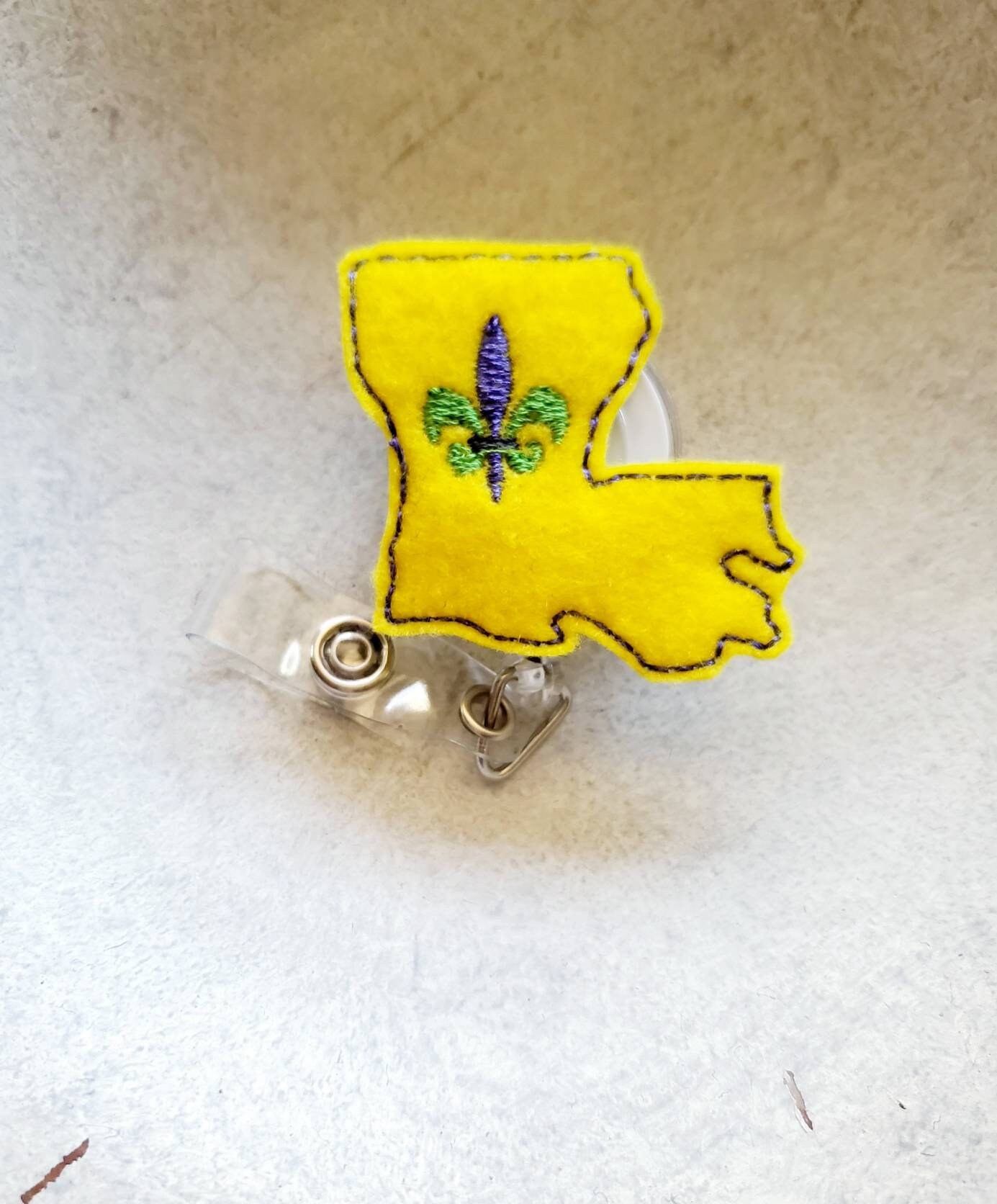 louisiana boot badge holder