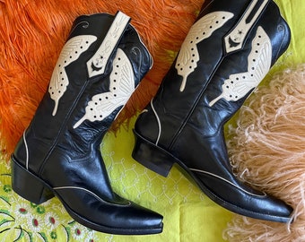 Old Gringo Floral Turquoise Cowboy Western Boot Women Size Women 