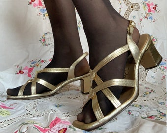 gold sandals size 9