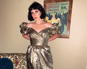 gold lame dress plus size