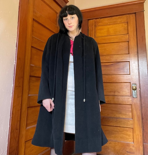 Black swing coat uk deals