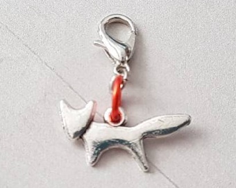 Fox Progress Keeper -Removeable Stitch Marker -Stitch Marker for Knitting -Planner Charm -Zipper Pull -Purse Charm -Crochet -Woodland