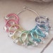 10 Piece No Snag Stitch Markers -Pastel Mix Snag free Stitch Markers for Knitting -Knitter Accessories -Stitch Marker -Knit