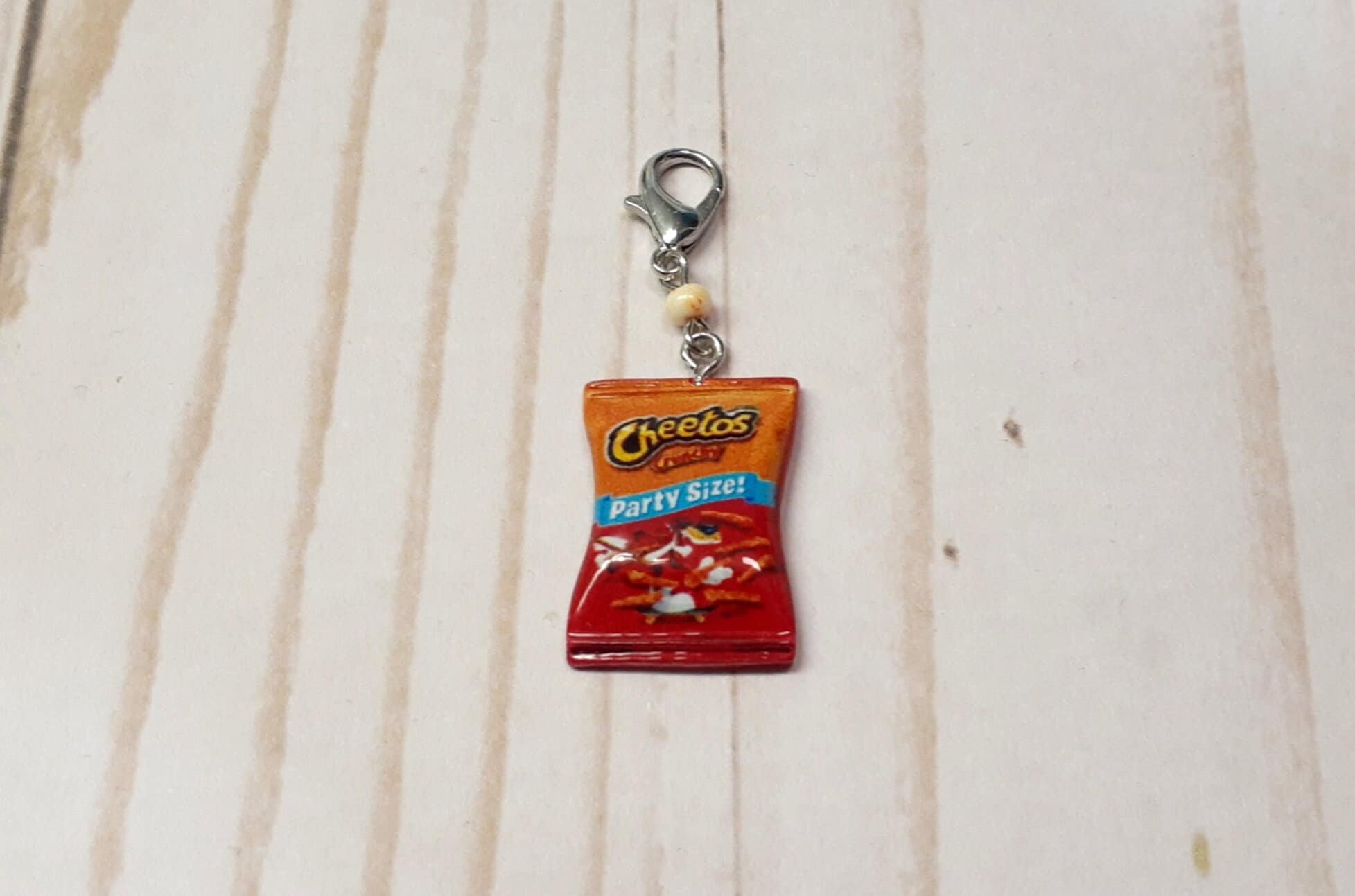 Resin Cheesies Progress Keeper Crocheters Knitter's Removable Stitch Marker, Purse Charm, Zipper Pull, Knit Crochet  SPK316