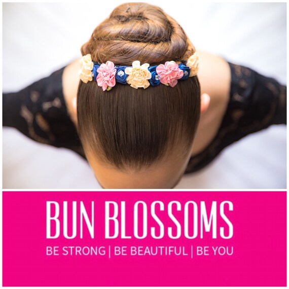 Bunblossoms Tea Time Ballet Bun Wrap Flower Bun Pin Etsy