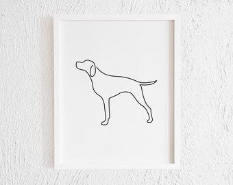 English Pointer Art Etsy