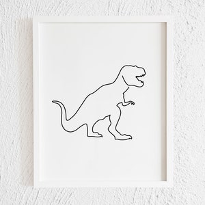 Utahraptor Jumping Black Silhouette Dinosaur - Utahraptor - Posters and Art  Prints