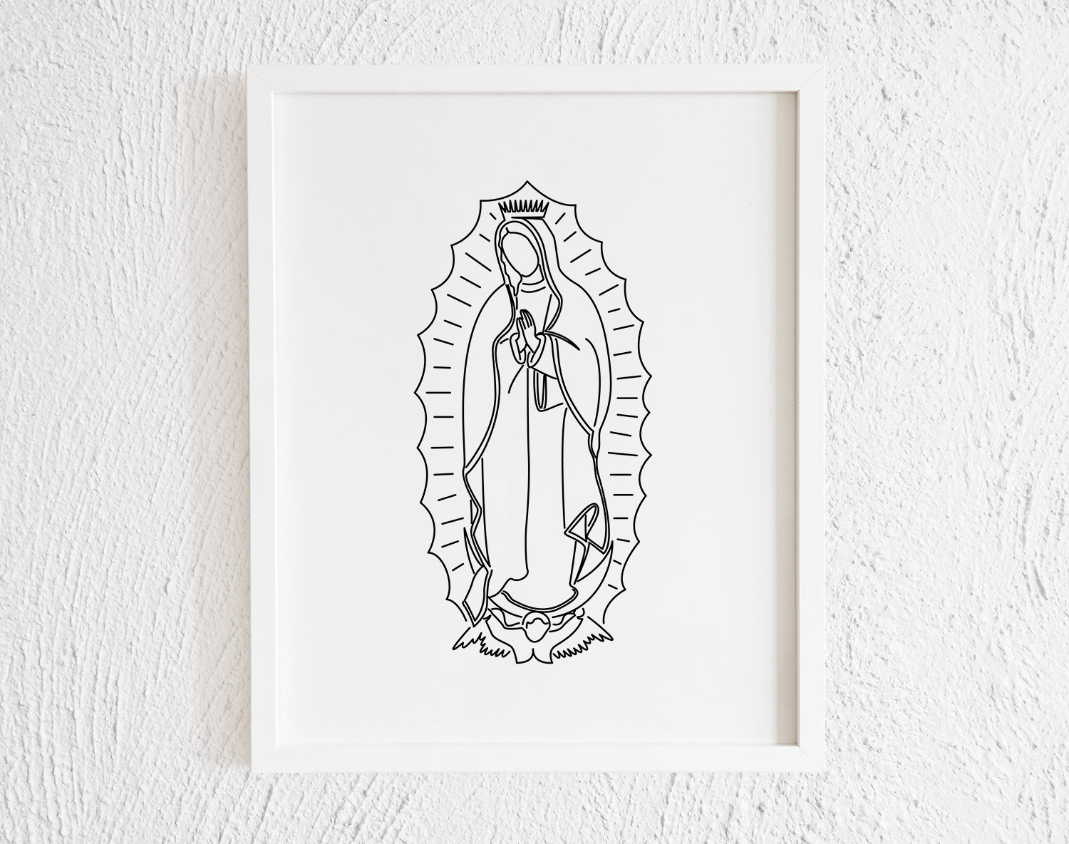 Actualizar Imagen Dibujos Faciles De La Virgen De Guadalupe Thptletrongtan Edu Vn