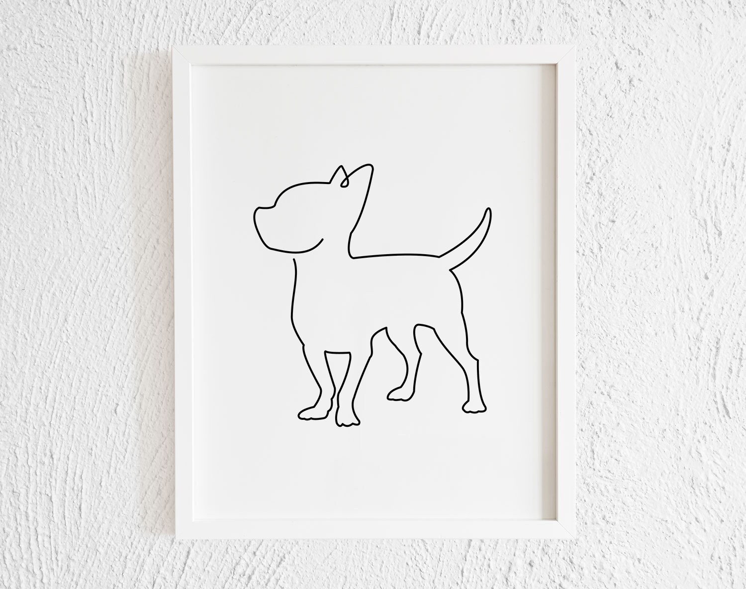 Chihuahua Doodle Print Printable Modern One Line Drawing Dog Etsy Chihuahua Doodle Print Printable Modern One Line Drawing Dog Etsy