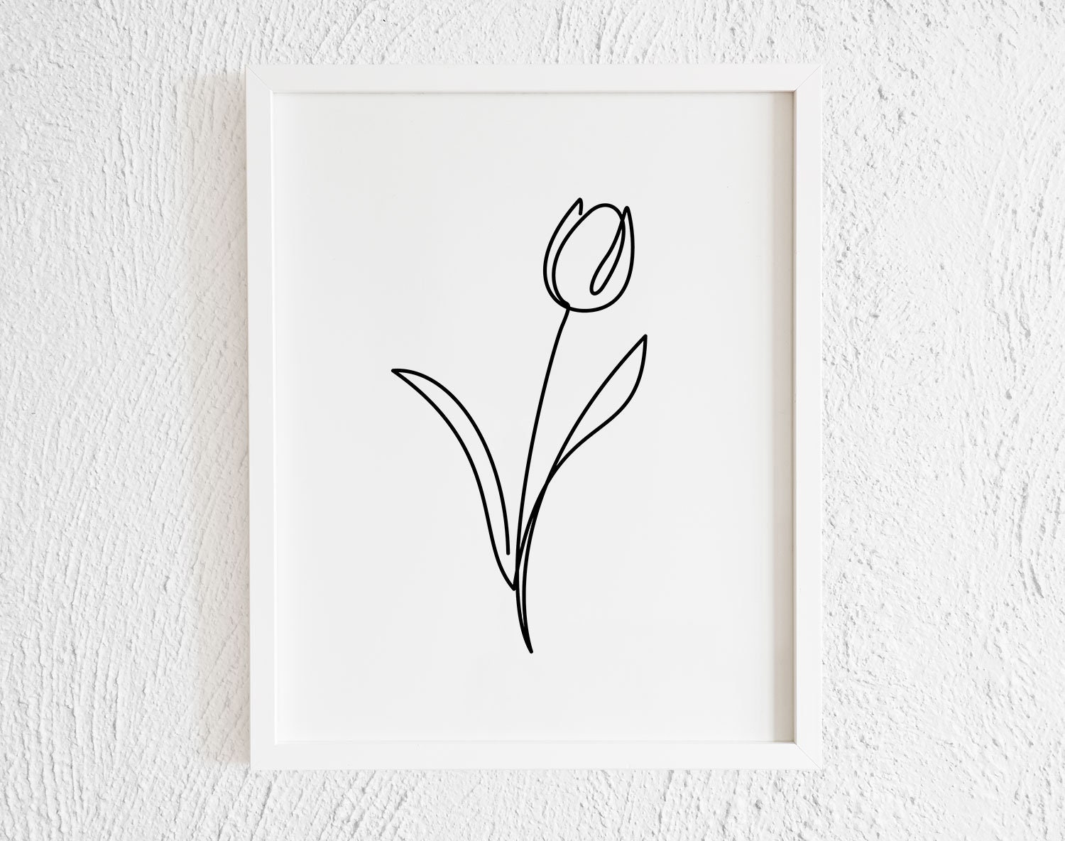 Minimalist Tulip Tattoo - wide 1