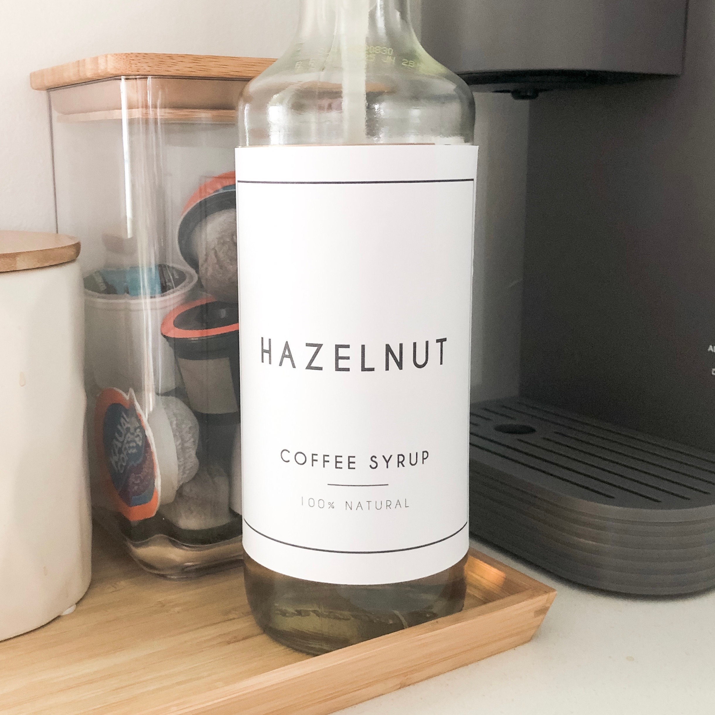 84 Étiquettes Imperméables Pour Sirop De Café - Autocollants Vinyle Caramel, Vanille, Chocolat