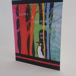 Penguin Cards / Fine Art Card / Art Card / Blank Card / Birthday Card / Greeting Card / Mothers Day Card