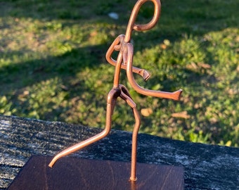 Copper Art of a Runner/ Jogger