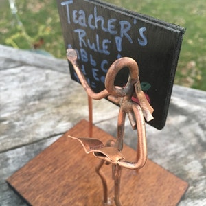 Copper Art Figurine teacher/ educator immagine 2