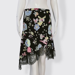 BLUMARINE – カーキ シルク シフォン ミディ スカート - Etsy 日本