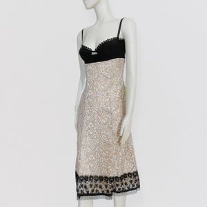 LA PERLA – S/S 2006 runway bustier lace midi dress