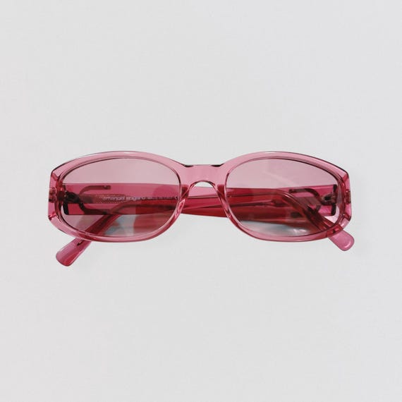 EMANUEL UNGARO – Pink Rectangular Sunglasses - Etsy display picture 1